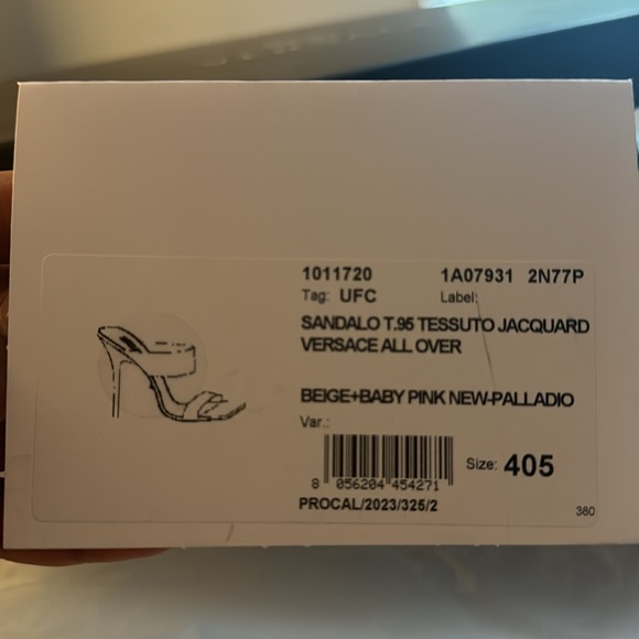 Versace Allover 95mm jacquard mules - Pink
 Size: 40.5 - Picture 4 of 4